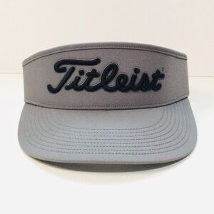 Titleist Grey Visor Sundrop Pro V1 FootJoy Collab Adjustable Hat Cap UNISEX NWOT